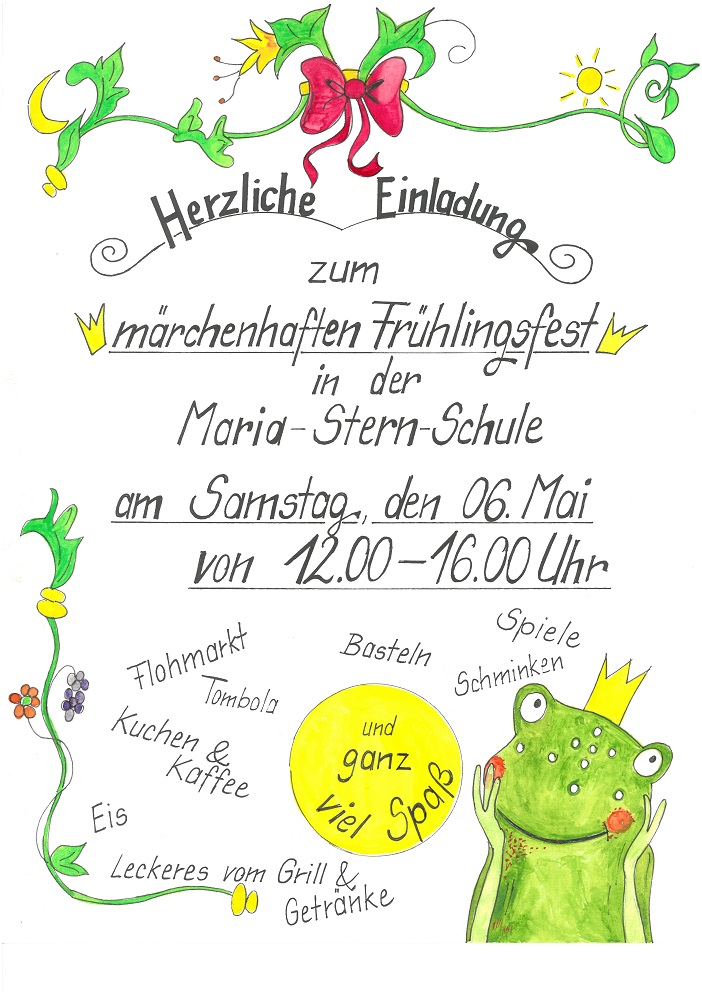 Plakat Schulfest 2023kl
