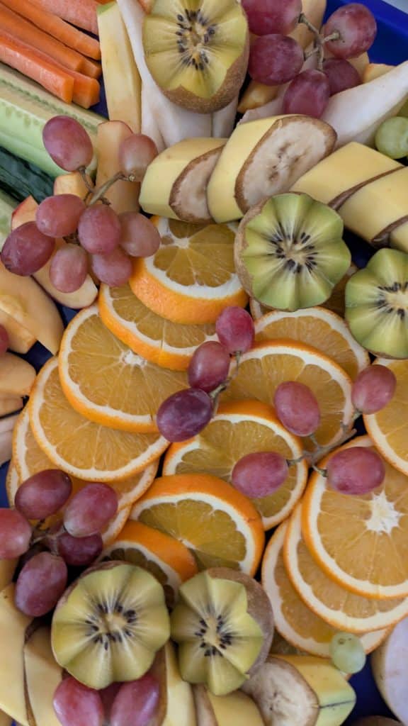 Blick auf das Buffet