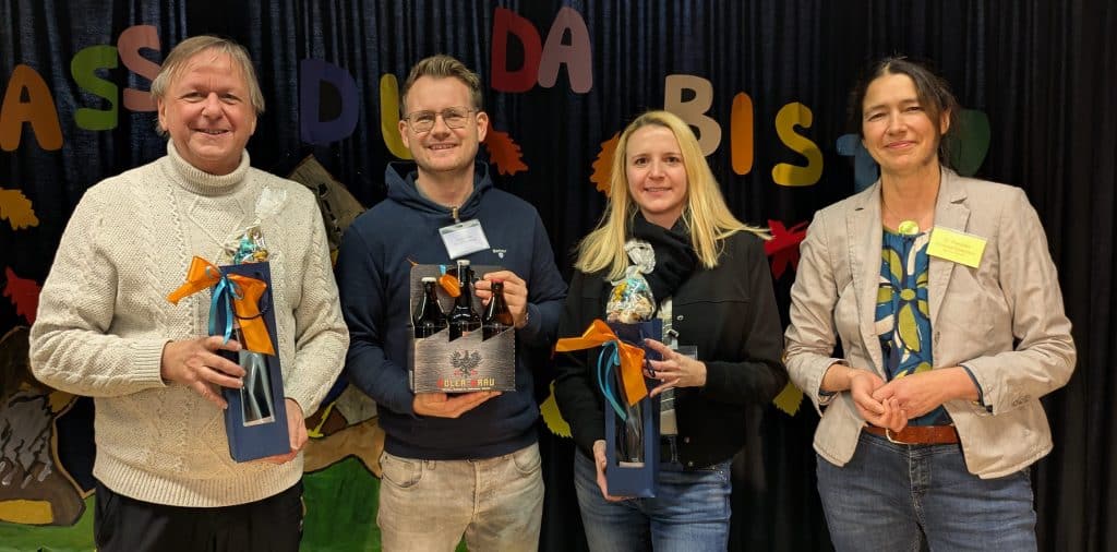 Dank an die Gastgeber